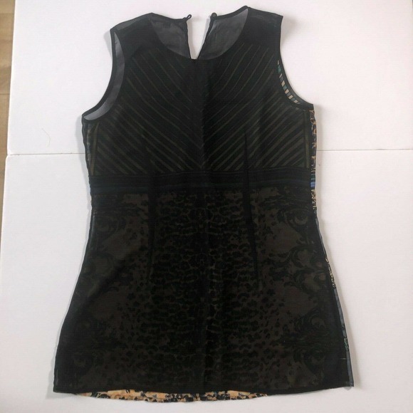 CABI sleeveless mesh tunic top Size XS Multicolor - Picture 4 of 10